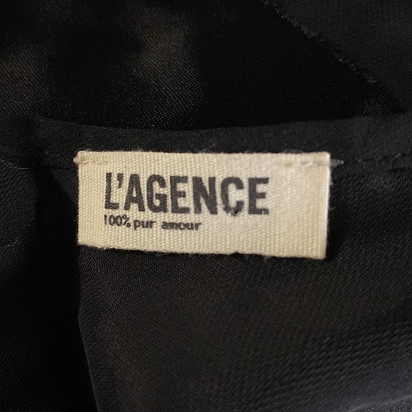 L’AGENCE Dress Silk and Rayon Closet Staple with Slip Dress Linee Size 6 - Picture 4 of 7